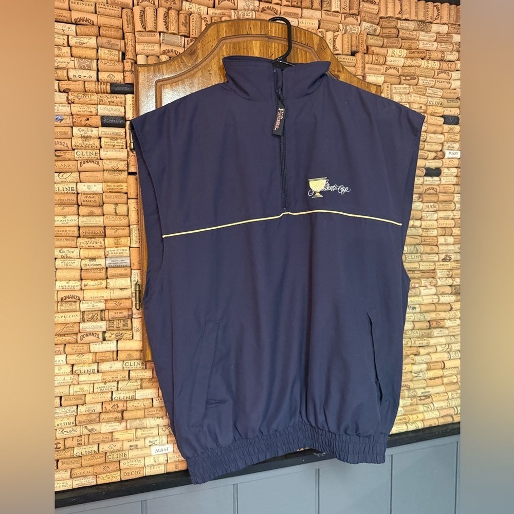 Vintage PGA Tour “The Presidents Cup” windbreaker vest size M